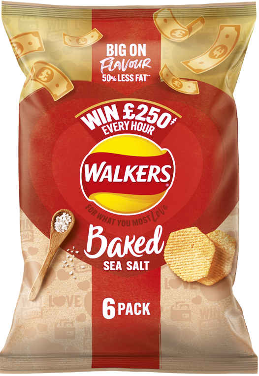 Walkers Baked Sea Salt